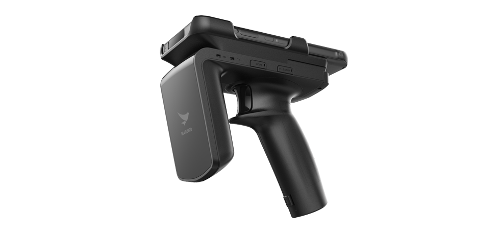 Bluebird RFR900 UHF RFID Reader for HF550X with Pistol Grip Design