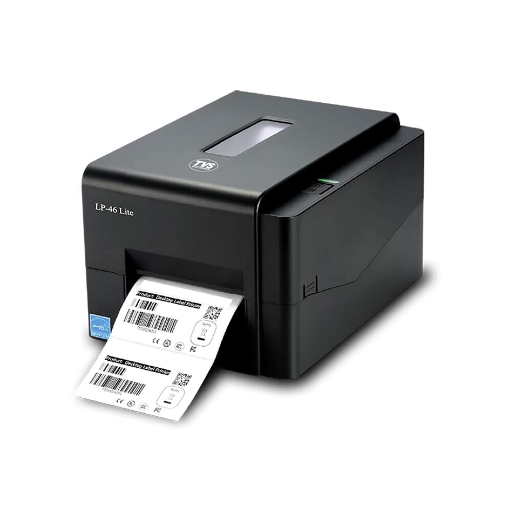 TVS-E LP 46 Dlite Barcode Printer – Compact Desktop Label Printer for Retail & POS